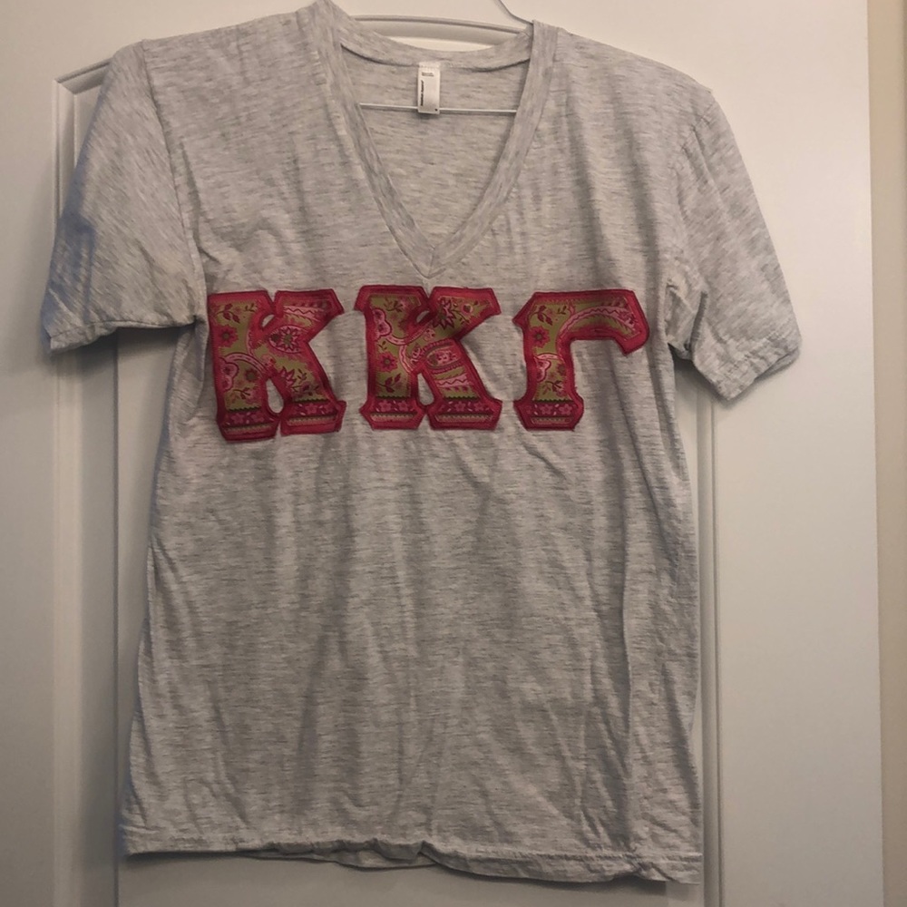Kappa Kappa Gamma Stitched Letter shirt